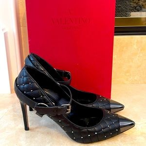 Valentino Garavani MaryJane heels w/mirrored tips